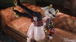 3dessjit anal anal_sex big_ass big_penis boobs burnice_white ponytail tagme thicc_thighs video
