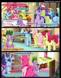 apple_bloom_(mlp) birthday blue_eyes blush comic cup_cake_(mlp) cupcake derpy_hooves dragon_you_over_(kitsune_youkai) earth_pony english_text equine female feral friendship_is_magic green_eyes kitsune_youkai male my_little_pony page_12 pegasus pinkie_pie_(mlp) pony purple_eyes rainbow_dash_(mlp) red_eyes spike_(mlp) text twilight_sparkle_(mlp) unicorn