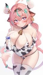 cowgirl genshin_impact horns thick thick_thighs varesa varesa_(genshin_impact)