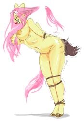 anal anal_sex anthro arms_tied ass ball_gag big_breasts big_butt bondage bondage bound breasts curvy_figure duo equid equine female fluttershy_(mlp) friendship_is_magic gag hair hair_grab hasbro hi_res kantoku legs_tied male male/female mammal my_little_pony penetration penile penile_penetration penis_in_ass restraints rope rope_bondage sex thick_thighs touching_hair wide_hips