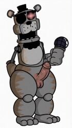 1boy creepypasta curvy five_nights_at_freddy's five_nights_at_freddy's_2_stingray fnaf fnaf_2 fnaf_2_stingray freddy_(fnaf) freddy_fazbear game large_ass large_penis large_tighs malware penis small_waist solo stingray stingray_freddy thick_ass thick_thighs virus wide_hips