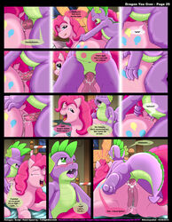 2012 anal anal_insertion anal_sex anus bed candy comic dialogue dragon_you_over_(kitsune_youkai) duo english_text equine erection female flaccid friendship_is_magic furry horse insertion inside kitsune_youkai male my_little_pony night on_front page_29 penetration penis pillow pinkie_pie_(mlp) pussy sleeping smooth_skin spike_(mlp) text