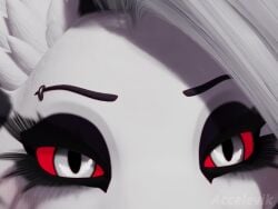 accelevik animated blowjob facial_piercing loona_(dogzeela) loona_(helluva_boss) sound_warning tagme video