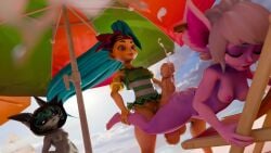 1futa 2girls beach big_balls big_penis cumshot futanari league_of_legends pool_party_series pool_party_zoe tristana vex_(league_of_legends) yordle zoe_(league_of_legends)