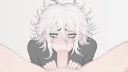 femboy first_person_view gameplay gay ghost ghost_boy green_eyes haunted_by_femboy male_only pov pov_blowjob quinn_(haunted_by_femboy) shower showering smeared_makeup steam sucking sucking_penis tagme video video_games white_hair yaoi