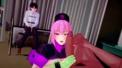 3d animated big_ass big_breasts big_penis blowjob cheating choker cum_drip cum_inside dark-skinned_male fate/grand_order fate_(series) florence_nightingale_(fate) florence_nightingale_(trick_or_treatment)_(fate) fucked_from_behind fujimaru_ritsuka_(male) interracial kissing_penis light-skinned_female moaning netorare orgasm penis_worship raru_(ntraruru) sound sucking_penis tagme video watching