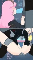 1boy 1girls 3_arms 3_eyes anal_fingering anthlers black_hair blowjob blue_background blue_eyes blue_penis blue_skin blue_text blue_tongue blush blush_lines blushing_female blushing_male brown_antlers cloversrcool color colored cunnilingus digital digital_art digital_drawing digital_drawing_(artwork) digital_media digital_media_(artwork) duo duo_focus ear_fins eating_pussy english_text fellatio fingering_anus fingering_ass fish_humanoid hetero hetero_sex legs_apart long_hair lure_(anatomy) male/female male_and_female_focus merfolk merman monster monster_on_female multi_arm multi_eye multi_limb non-human nonhuman oc oc_character oc_x_canon ocxcanon oral oral_penetration oral_sex original_character pale-skinned_female pale_skin pale_skinned_female penis_in_mouth pink_blush pink_hair pink_nails pink_text pressure_(roblox) roblox roblox_game saliva sebastian_solace self_upload short_hair slurp slurping straight straight_sex sucking_penis text tongue tongue_in_pussy tongue_penetration tongue_piercing