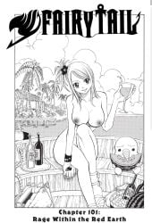big_ass big_breasts black_and_white breasts curvy edit edited edited_art edited_official_artwork edited_screencap fairy_tail lucy_heartfilia manga manga_cover manga_page nude nude_edit nude_female