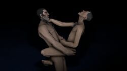 anal anal_sex collar dogtags emi-ookami eyes_half_open eyes_rolled_back eyes_rolling_back gay gay_sex hand_on_own_penis hand_on_penis head_thrown_back lifting lifting_person looking_pleasured male male_only scout_(team_fortress_2) service_top sfm sniper_(team_fortress_2) source_filmmaker team_fortress_2 tf2 twink yaoi