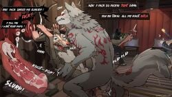 2025 absurd_res american_opossum anal anal_knotting anal_sex animal_genitalia animal_penis anthro anthro_on_anthro anthro_penetrated anthro_penetrating anthro_penetrating_anthro areola artist_collaboration ass athletic athletic_anthro athletic_male backsack balls bareback big_dom_small_sub blush bodily_fluids boss_koji_(fortnite) bracelet canid canine canine_genitalia canine_penis canis claws clenched_teeth closed_eyes cum cum_in_ass cum_inside cumshot cutaway dialogue dominant drooling duo_focus ejaculation emanata english_text epic_games erection eyebrows felid fletcher_kane fortnite from_front_position fur furniture genital_fluids genitals group heart_symbol hi_res inside internal jewelry knotting legs_up looking_pleasured lying male male/male male_penetrated male_penetrating male_penetrating_male mammal marsupial mr_aiden muscular muscular_anthro muscular_male narrowed_eyes nipples nude on_back on_table onomatopoeia open_mouth orgasm pantherine penetration penile penile_penetration penis penis_in_ass profanity saliva sex sharnyer size_difference skillet_(fortnite) smaller_penetrated sound_effects spread_legs spreading standing sweat table tattoo teeth text tongue tongue_out tuft wendell_(fortnite) whiskers wolf
