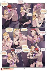 1boy 1girls 2019 alley balls breasts brown_hair clothed clothing comic cuntboy cuntboy_transformation detailed_background dialogue drunk duo duo_focus english_text female foreskin hair human intersex legwear magic male male_to_cuntboy male_to_female mammal mtf_transformation mti_transformation nipples page_46 partially_retracted_foreskin penis proxer public retracted_foreskin shrinking smile speech_bubble strip_club substance_intoxication text topwear transformation uncircumcised