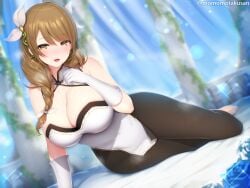 1girls alternate_version_available background big_breasts blush breasts female_focus female_only fire_emblem fire_emblem_engage fire_emblem_heroes gloves goldmary_(fire_emblem) happy kashiwamochi_yomogi large_breasts latex long_gloves looking_at_viewer navel nintendo revealing_clothes seducing_viewer seductive_pose teasing teasing_viewer thighs