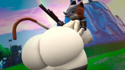 2025 anthro big_breasts big_butt breasts cate_meowdy_(fortnite) doppoarts feline fortnite fortnite:_battle_royale