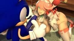 blackchaos64 crossover elphelt_valentine guilty_gear huge_cock imminent_oral sonic_(series) sonic_the_hedgehog sonic_the_hedgehog_(series) thumbs_up