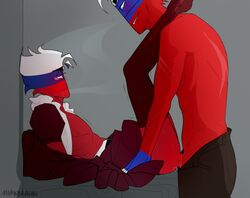 2boys countryhumans gay hentai legs_up male male/male male_only mark_braun_(artist) porn russia_(countryhumans) russian_empire_(countryhumans) tagme