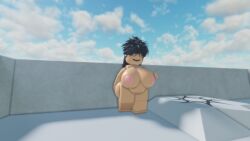 big_breasts breasts digested fully_nude leaning roblox robloxian standing tagme vore