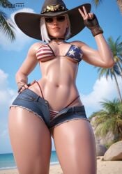 ashe (overwatch) from overwatch by tee7031