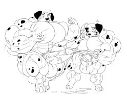 101_dalmatians 2boys abs balls biceps big_muscles big_penis dalmatian disney domestic_dog huge_cock huge_muscles large_muscles large_penis male muscles muscular muscular_arms muscular_legs muscular_male muscular_thighs needs_more_mass pecs penis stagor55 testicles