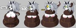 anthro bondage bondage bound breasts canid canid_demon canine canis coiling collar collar_only comic demon duo female feral headpat hellhound helluva_boss hypnosis image_sequence imminent_rape imminent_vore kaa_(jungle_book) loona_(helluva_boss) male male/female mammal mind_control mythological_canine mythological_creature mythology nipples nude petting python reptile restrained restrained_arms ringed_eyes scalie smile snake surrealatorium the_jungle_book tired wolf