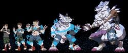 abs animal_genitalia anthro balls bandai_namco big_balls big_penis bodily_fluids body_size_growth bottomwear bulge canid canine canine_penis claws clothing cum digimon digimon_(species) digital_media_(artwork) dissolving_clothing ear_piercing electronics erection evolution_(transformation) featureless_chest footwear foxlightning fur fur_growth genital_fluids genitals growth hi_res huge_balls huge_cock human human_to_anthro justinfox knot male mammal muscular muscular_anthro muscular_male mythological_canine mythological_creature mythology pawpads penis phone piercing possession precum ripping sequence sharp_teeth sheath shoes size_transformation snout snout_growth solo species_transformation tail tail_growth teeth topwear torn_bottomwear torn_clothing torn_topwear transformation werecanid werecanine werecreature weregarurumon werewolf wireframe
