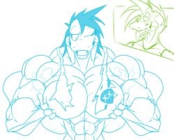 abs biceps breasts could_be_bigger female lizard mctaylis muscles muscular muscular_arms muscular_female needs_more_mass pecs reptile
