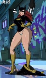 batgirl darkdpx3 female panties superhero superheroine thighs wedgie white_panties