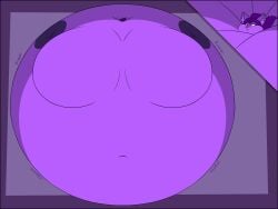 bbw big_breasts blueberry_inflation breasts chubby cleavage female furry huge_breasts inflation lj_caffie overweight tagme thick_thighs wide_hips