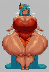 1girls ai_generated cookie_run cookie_run_kingdom tagme tiger_lily_cookie wide_hipa