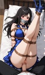 ai_generated bondage bondage bound damsel_in_distress femsub final_fantasy restrained tied tied_up tifa_lockhart