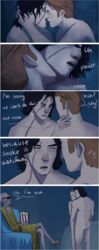 3d_glasses angry armitage_hux ass comic couple dialogue digital_media_(artwork) english_text funny gay general_hux human humor kissing kylo_ren male male_only nude popcorn robe sitting snoke speech_bubble star_wars the_force_awakens the_last_jedi yaoi zsofia_dankova