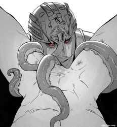 1boy 2d call_of_duty call_of_duty_modern_warfare_2_(2022) hector_1408 imminent_oral imminent_penetration imminent_sex könig konig male monochrome monster_boy monsterfucker monsterfucking oral oral_sex pov pov_cunnilingus spot_color tentacle