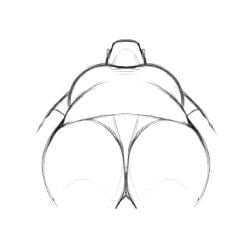 big_breasts breasts chubby digitalpelican huge_breasts low-angle_view sasha_(digitalpelican) slightly_chubby tagme thick_thighs wide_hips worm's-eye_view