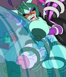 20th_century_fox 20th_century_studios 2girls against_glass against_surface alien alien_girl antennae antennae_(anatomy) anthro ass background ball_growth balls ballsack beta_twilight_(onyx_twilight) big_balls big_breasts big_butt big_nipples big_penis big_thighs blue_sky_studios blurry_background breasts clothed clothing color colored copyright_request cosplay detailed_background earrings erect_nipples erect_penis erection experiment eyelashes fangs fangs_out female futa_focus futa_only futanari genitals glass glass_container green_body green_fur green_hair green_skin growth_sequence half-closed_eyes hands-free hyper hyper_balls hyper_genitalia hyper_penis hyper_testicles ice_age_(series) imminent_orgasm long_eyelashes motion_lines narrowed_eyes nipples on_glass onyx_twilight open_clothes open_mouth original_character penis penis_bulge penis_growth practically_nude revealing_clothes scrat_spaced_out scratazon scratazon_(cosplay) scratazon_leader scratazon_leader_(cosplay) sharp_teeth short_hair side_view skin_tight skin_tight_suit slit_pupils spacecraft spacecraft_interior spacesuit suit tail tentacle tentacle_in_penis tentacle_penetration tentacle_sex tentaclejob tentacles_around_balls thighs tongue tongue_out urethral_insertion urethral_penetration vein veins veiny veiny_penis wide_eyed yellow_eyes