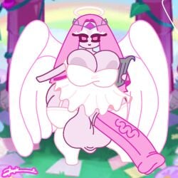2025 big_breasts big_thighs breasts cookie_run cookie_run_kingdom devsisters doopie doopkaboom_(artist) equine_penis eternal_sugar_cookie female futa_only futa_solo futanari horsecock huge_breasts tagme thick_thighs