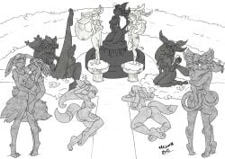 anthro anus bernardol22 breast_squish breasts breasts_frottage eevee eeveelution espeon female flareon generation_1_pokemon generation_2_pokemon generation_4_pokemon generation_6_pokemon genitals glaceon group hi_res hitori09 holding_partner jolteon leafeon looking_at_viewer nintendo nipples one_leg_up pokemon pokemon_(species) pussy raised_leg shiny_pokemon squish sylveon umbreon vaporeon