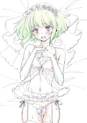 androgynous bridal_lingerie bride crossdressing femboy lio_fotia looking_at_viewer pov promare twink