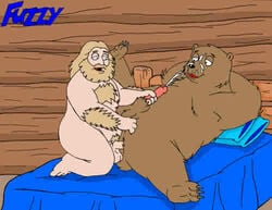 ben family_guy fuzzy fuzzy_(artist) grizzly_adams male male_only multiple_males yaoi zoophilia