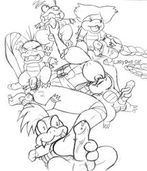 2008 crossover female iggy_koopa koopa koopaling koopalings larry_koopa lazydez lemmy_koopa ludwig_von_koopa mario_(series) monochrome morton_koopa_jr. nintendo roy_koopa screencap sex straight_hair teenage_mutant_ninja_turtles venus_de_milo