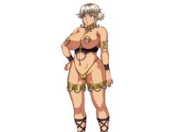 blonde_hair breasts female hair hiraizumi_kou large_breasts simple_background