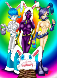 anthro blue_hair capadochio cartoon_network duck_dodgers easter_bunny hi_hi_puffy_amiyumi jenny_wakeman my_life_as_a_teenage_robot nickelodeon queen_tyr'ahnee smooth_skin warner_brothers yumi_yoshimura