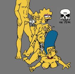 bart_simpson bisexual female human incest lisa_simpson maggie_simpson male marge_simpson straight tagme the_fear the_simpsons yellow_body