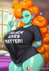 ai_generated dragon_ball female girl juuicyai orange_hair orange_hair_female pointy_ears tagme zangya