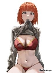 1girls 2d 2d_(artwork) 2d_artwork adult adult_female background bare_belly bare_hips bare_legs bare_midriff bare_navel bare_skin bare_thighs belly belly_button belly_button_piercing big_boobs big_breasts blank_background blunt_bangs bra breasts brown-eyed_female brown_eyes busty busty_female busty_girl character_request cleavage digital digital_art digital_drawing digital_drawing_(artwork) digital_media digital_media_(artwork) drawing exposed exposed_belly exposed_hips exposed_legs exposed_midriff exposed_navel exposed_skin exposed_thighs eyebrows_visible_through_hair female female_focus female_only ginger ginger_hair groin half_naked half_nude hourglass_figure inguinal_crease inguinal_ligament large_boobs large_breasts lean_figure looking_at_viewer matching_underwear mature mature_female mature_woman mcdonald's midriff monotone_background naked naked_female naked_woman narrow_waist navel navel_piercing navel_piercings nude nude_female nudity one_color_background orange-haired_female orange_hair orange_hair_female panties partially_undressed pierced_belly_button pierced_navel plain_background portrait raberu_ruru red_bra red_panties red_thong red_underwear semi_nude short_hair shoulders sitting skindentation slender_body slender_waist slim_female slim_waist solid_color_background solo thick_thighs thighs thong topwear topwear_lift topwear_pull topwear_up underwear upper_body white_background wide_hips woman