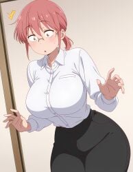 ai_generated kobayashi kobayashi-san_chi_no_maidragon surprised_expression voluptuous_female