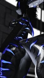 ( ) big_ass big_butt big_thighs female furry sex sex_from_behind sexy_body sexy_pose shark thicc_thighs thick_ass