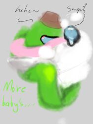 among_us among_us_(series) among_us_green among_us_white crewmate_(among_us) egg_implantation impostor_(among_us) non-human non_human_genitalia raped_by_enemy