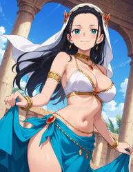 1girls ai_generated elryusam female nico_robin one_piece solo tagme