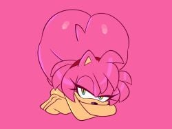 1girls amy_rose anthro ass bedroom_eyes big_ass bottom_heavy bubble_butt face_down_ass_up fat_ass female female_only furry furry_only half-closed_eyes hedgehog huge_ass large_ass looking_at_viewer massive_ass monamania nude nude_female solo sonic_(series) sonic_the_hedgehog_(series) tail thick_ass thick_thighs thunder_thighs top-down_bottom-up wide_hips