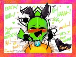 battle_for_dream_island bfdi blush blushing bunny_costume bunny_ears bunny_girl bunnysuit closed_eyes firey_(bfdi) fuzzy_fluffs jacknjellify jnj leafy_(bfdi) object_show object_shows penis_in_pussy tentacle_penis vaginal vaginal_insertion vaginal_penetration vaginal_sex