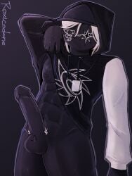 0spawnzer 1boy 1male 2d 2d_(artwork) 2d_artwork 3_eyes abs artist_name balls black_body black_cap black_clothing black_hat black_hood black_hoodie black_sclera black_skin bottomless bottomless_male cap cock dark-skinned_male dark_skin dick digital_drawing_(artwork) digital_media_(artwork) dog_tags drawstring erect_penis erection first_porn_of_character genitalia genitals glans half_naked half_naked_male happy_world_with_happy_people hat hood hood_up hoodie hoodie_lift humanoid humanoid_genitalia humanoid_penis light_hair male male_focus male_only mouthless muscular muscular_male penile penis penis_out pubes pubic_hair roblox roblox_game roxicodone self_upload simple_background solo solo_focus solo_male star_(symbol) star_eye symbol_on_clothing toned toned_body toned_male toned_stomach watermark white_eyes white_hair white_pubes white_pubic_hair white_sleeves